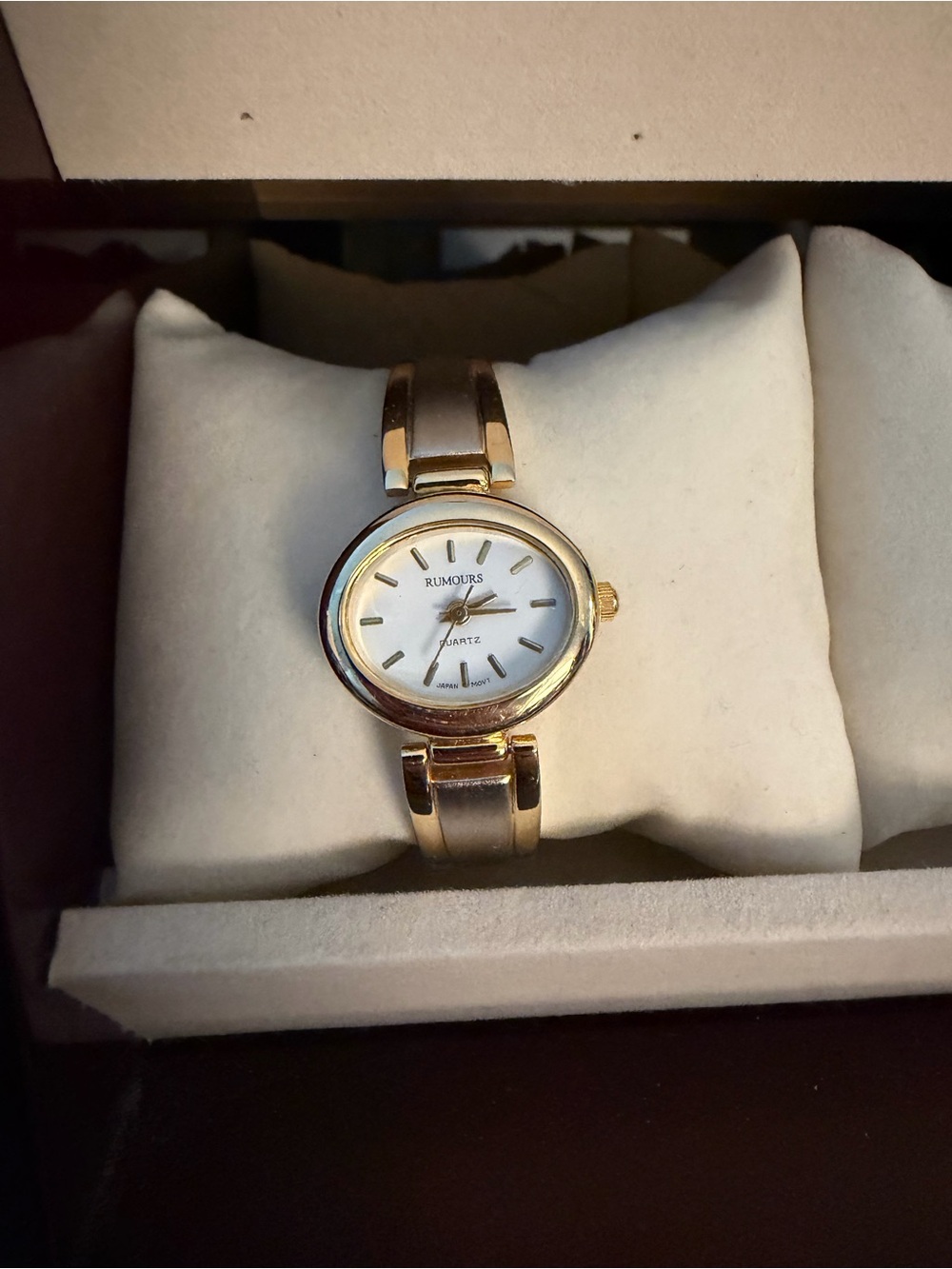 Rumours Women's Two-Tone Gold and Silver Bracelet Watch